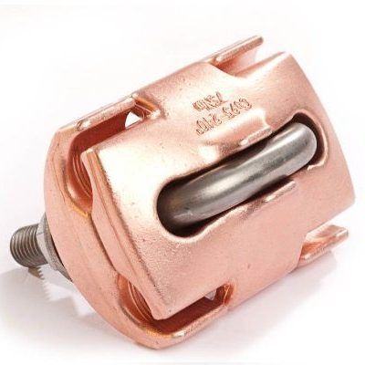 Al/Cu Bow-Type Clamp According to DIN Standard
