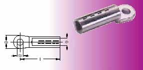 Aluminium Compression Cable Lug  According To DIN 46329