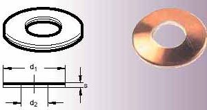 Aluminium/Copper Bimetallic Washers, DIN Standard