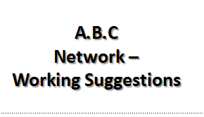 Suggestions for Working with A.B.C Networks